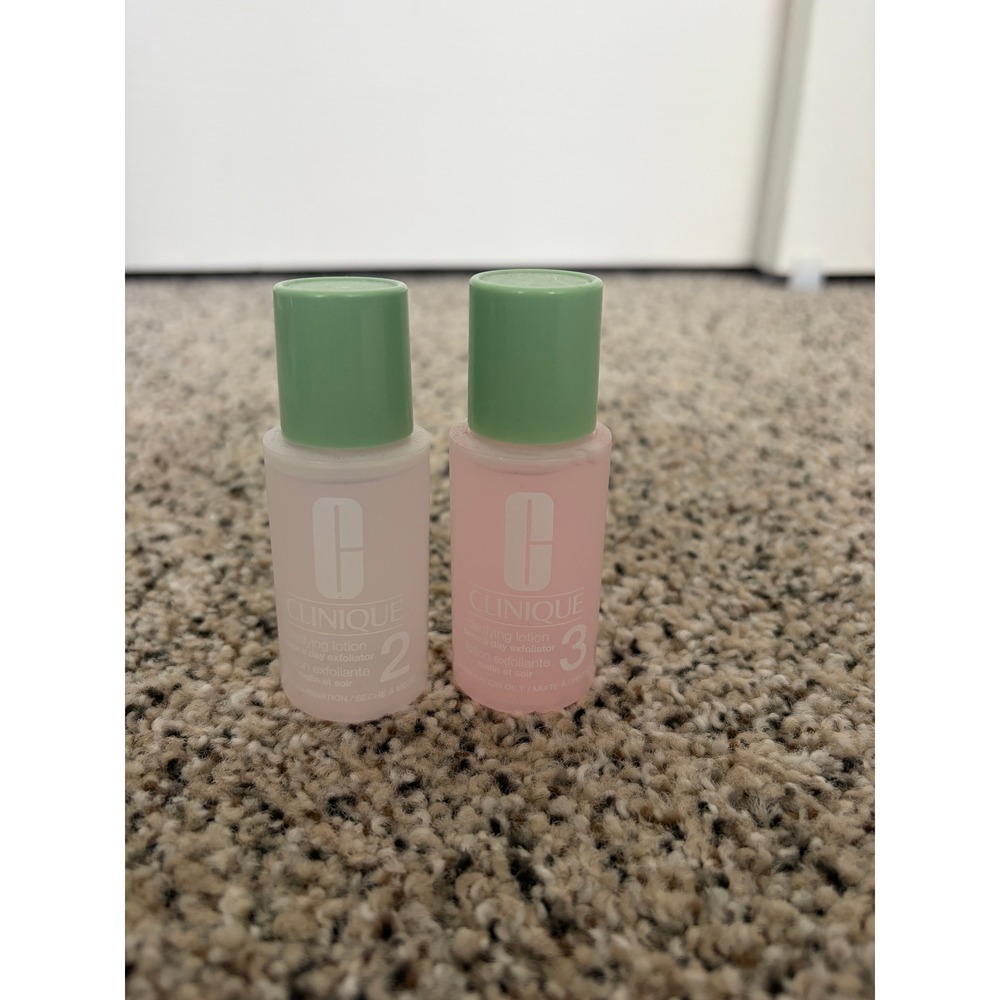 Clinique Clarifying Lotion 2 & 3 Twice A Day Exfoliator Combination Oily 1oz NEW